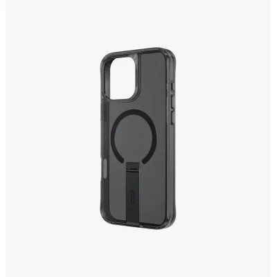 Cover Iphone 16 Pro Charging Eleva With Vertical Stand Uniq - Black